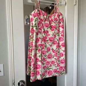 Mini floral dress size XL